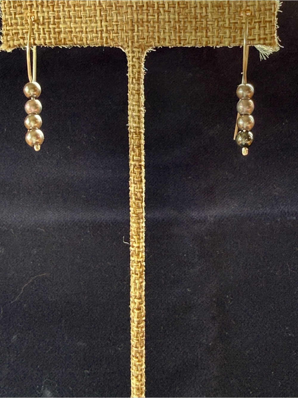 Handmade sterling silver and Pearl Drop Earrings - Women Jewelry